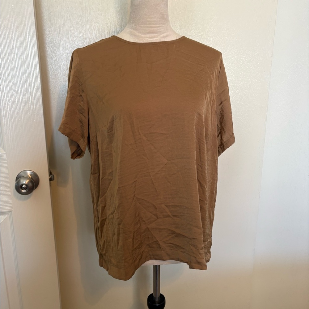 a new day Brown Short Sleeve Top
